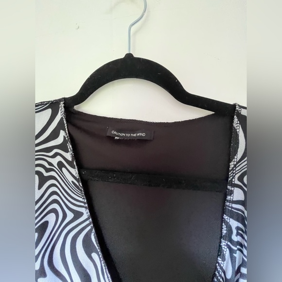 Y2K Wrap Mini Dress - Picture 3 of 5